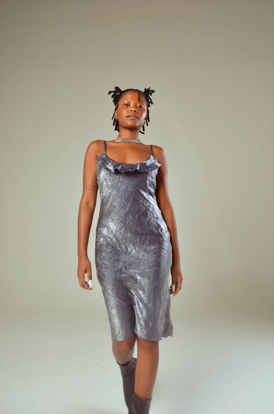 Slip Dress Prata - Image 5