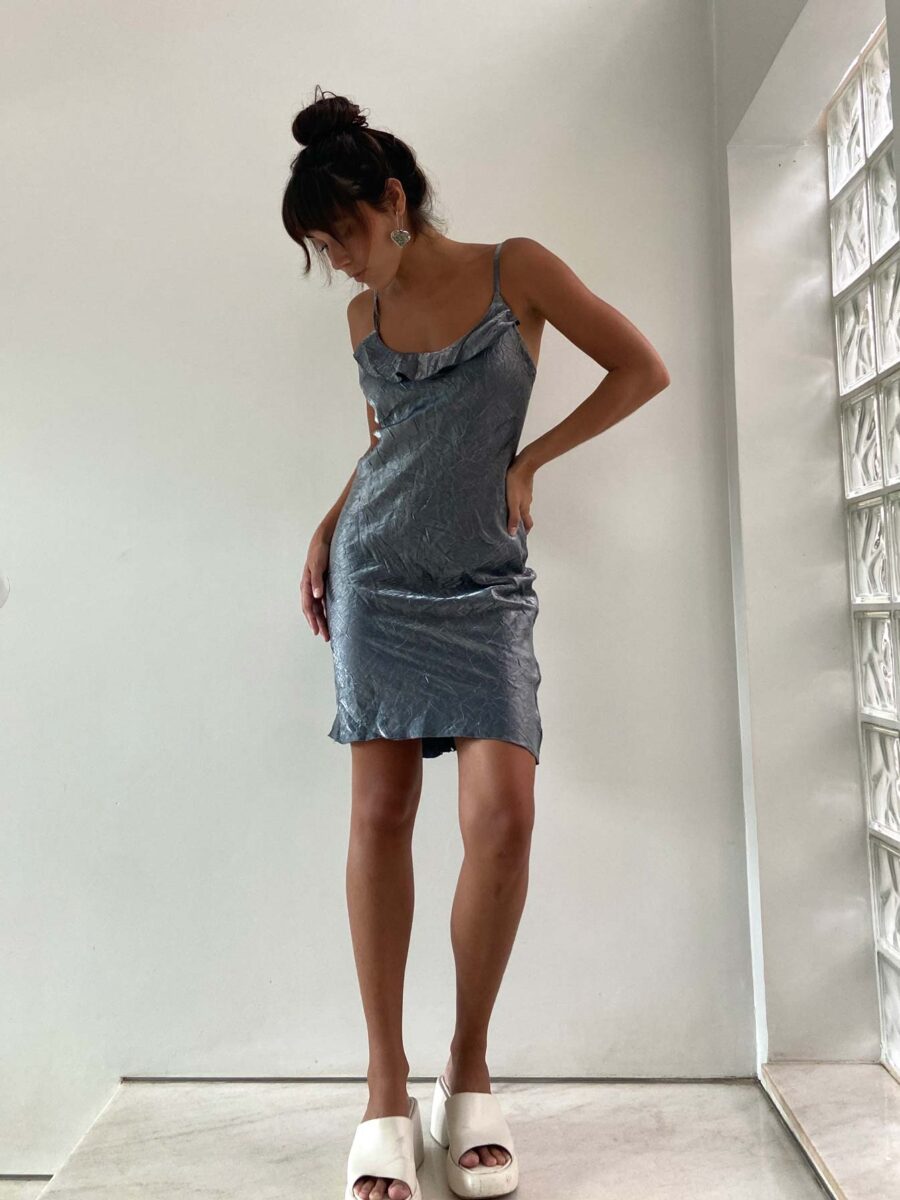 Slip Dress Prata - Image 4