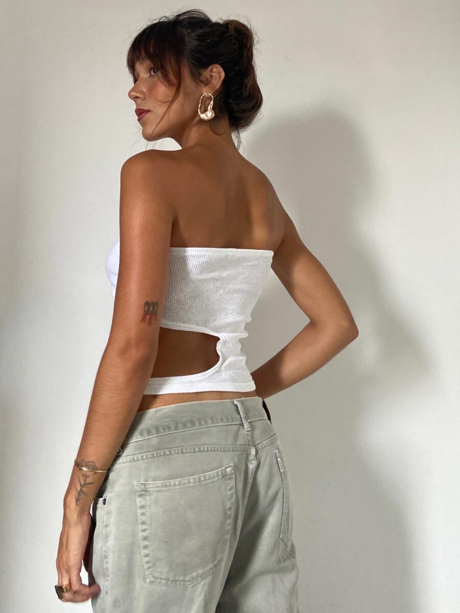 Cropped Upcycling Branco - Image 8