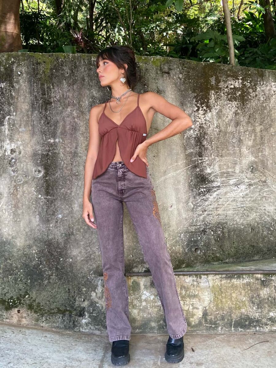 Calça Vintage Marrom - Image 10