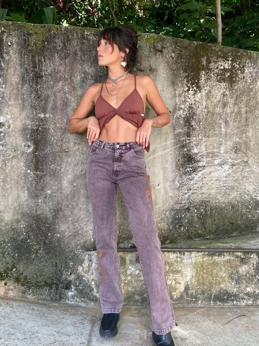 Calça Vintage Marrom - Image 12