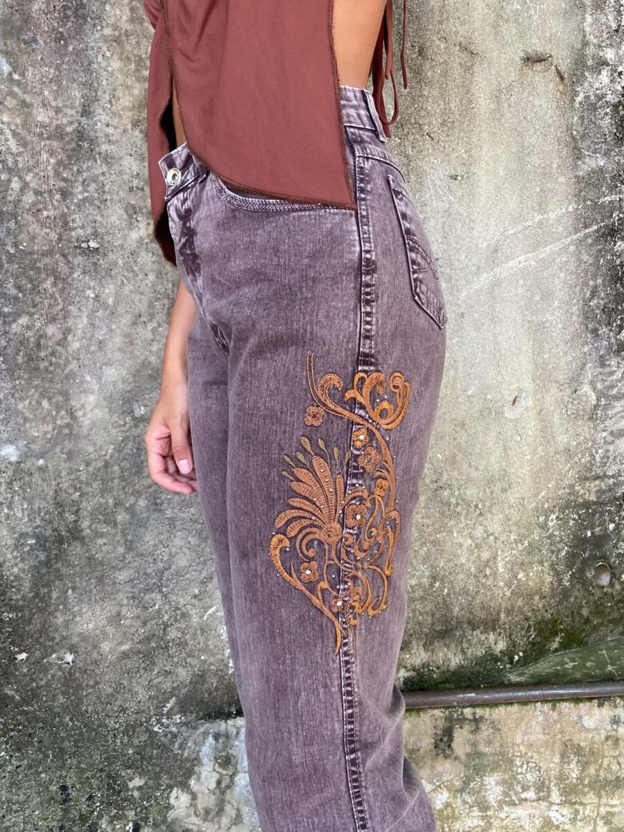 Calça Vintage Marrom - Image 7
