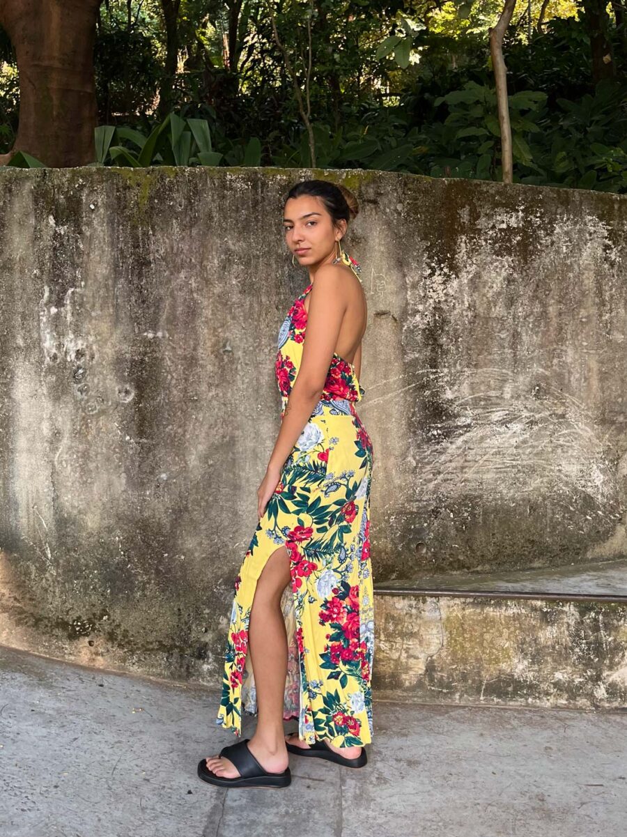 Vestido Longo Amarelo - Image 3