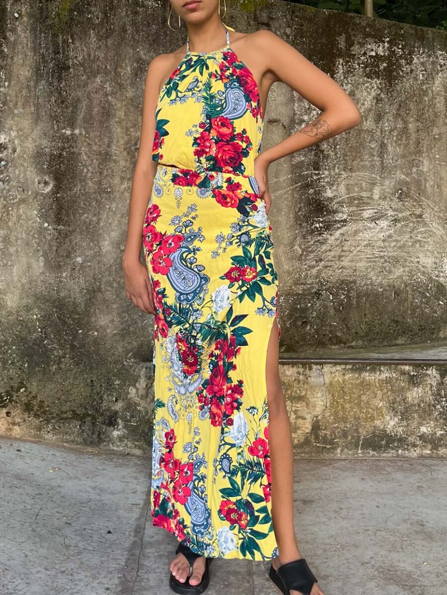 Vestido Longo Amarelo - Image 2