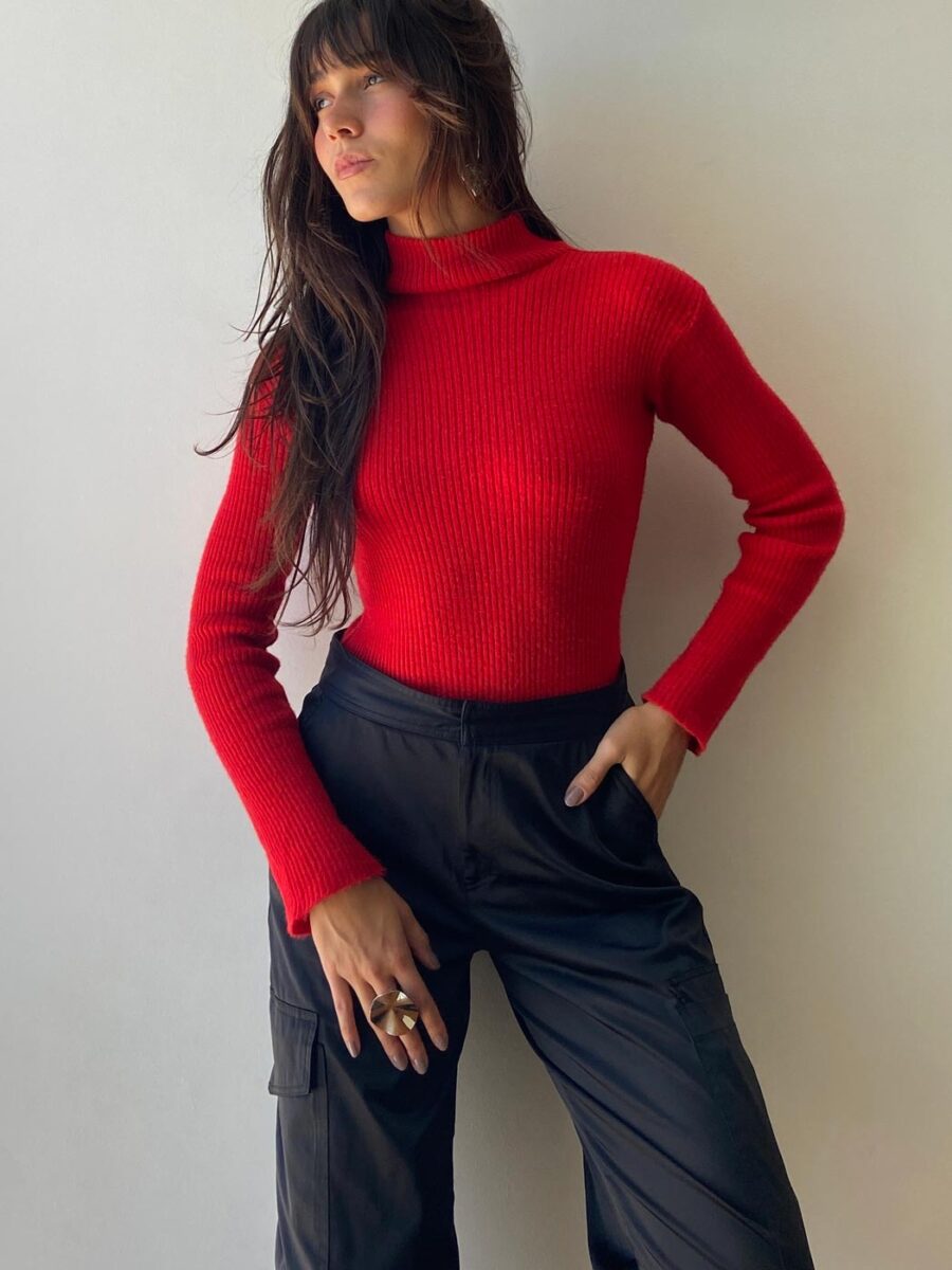 Blusa Gola Alta Lã