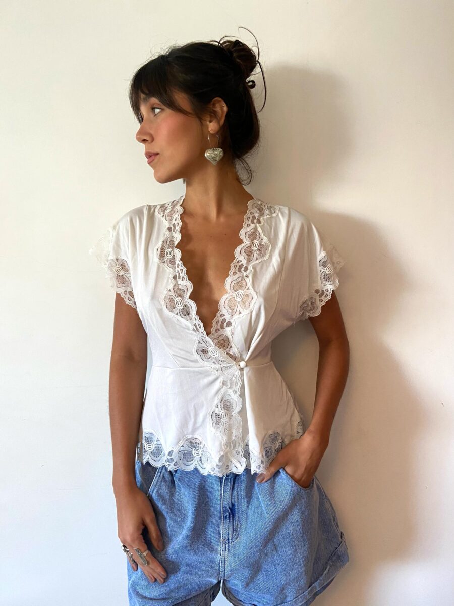 Blusa Renda Vintage