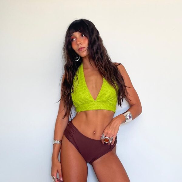 Cropped Frente Única Verde