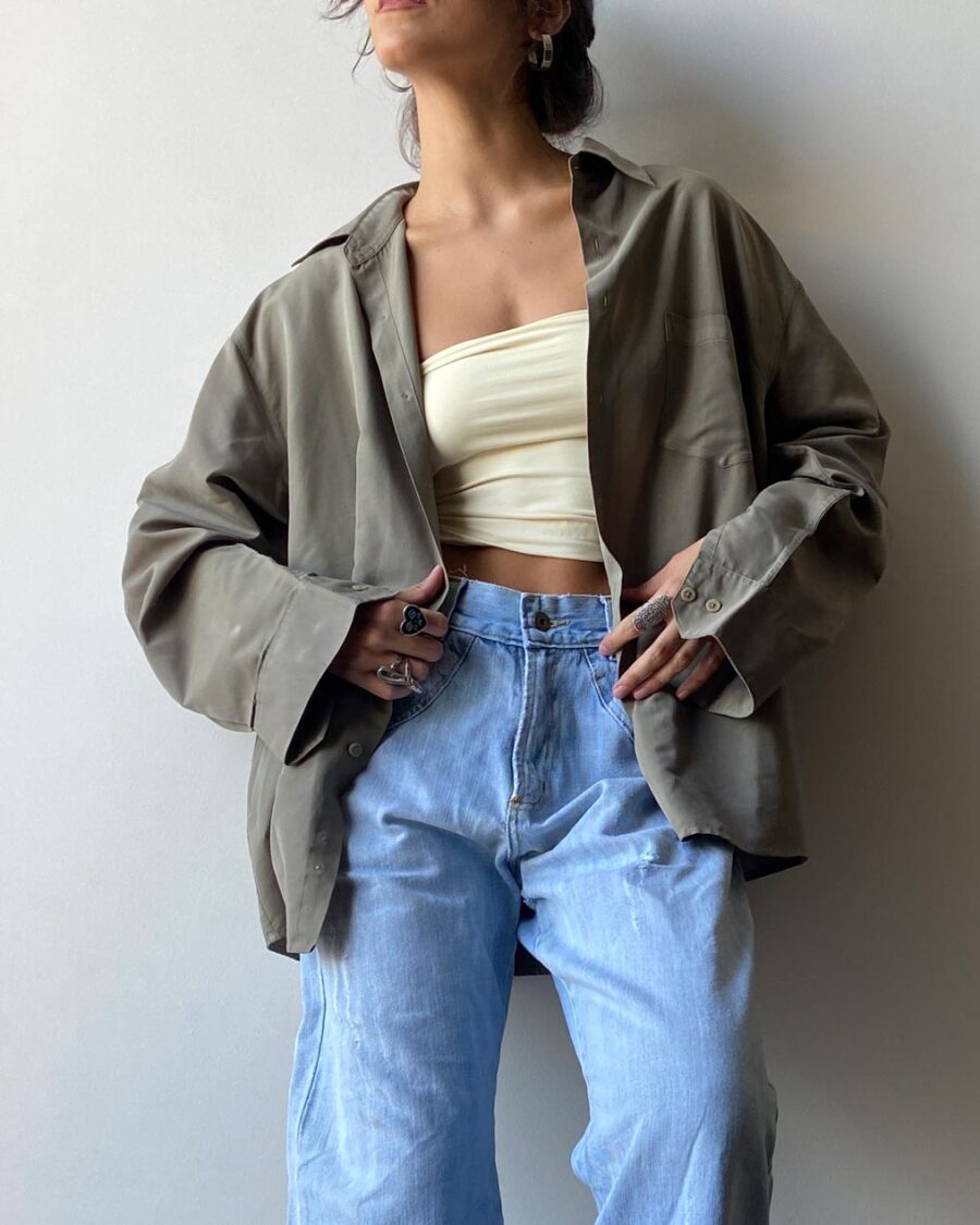 Camisa Oversized Oliva - Image 2