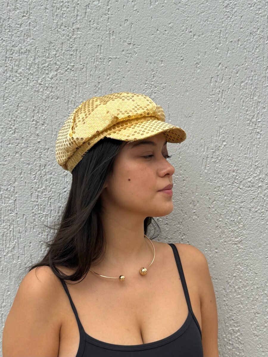 Boina Paetê Dourada - Image 4