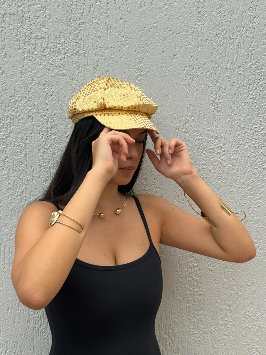 Boina Paetê Dourada - Image 3