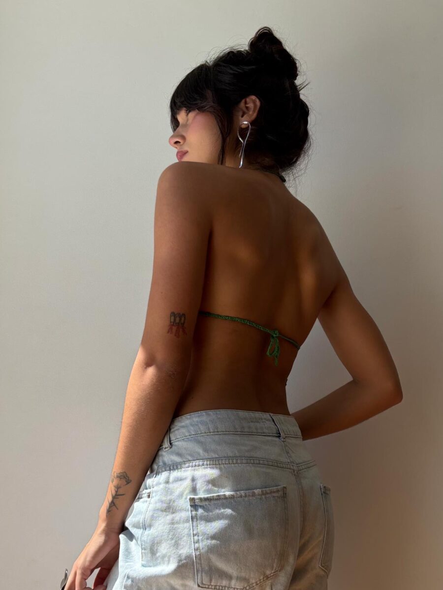 Cropped Crochê Verde - Image 5
