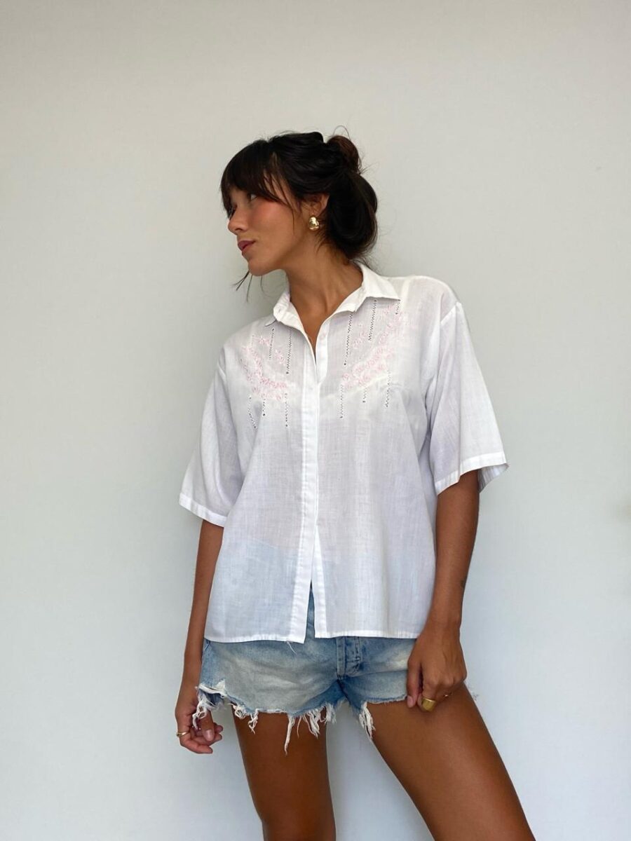 Camisa Bordada Vintage - Image 3