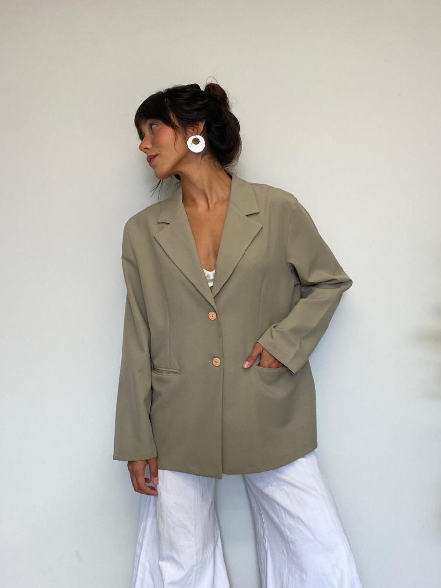 Blazer Verde Pastel