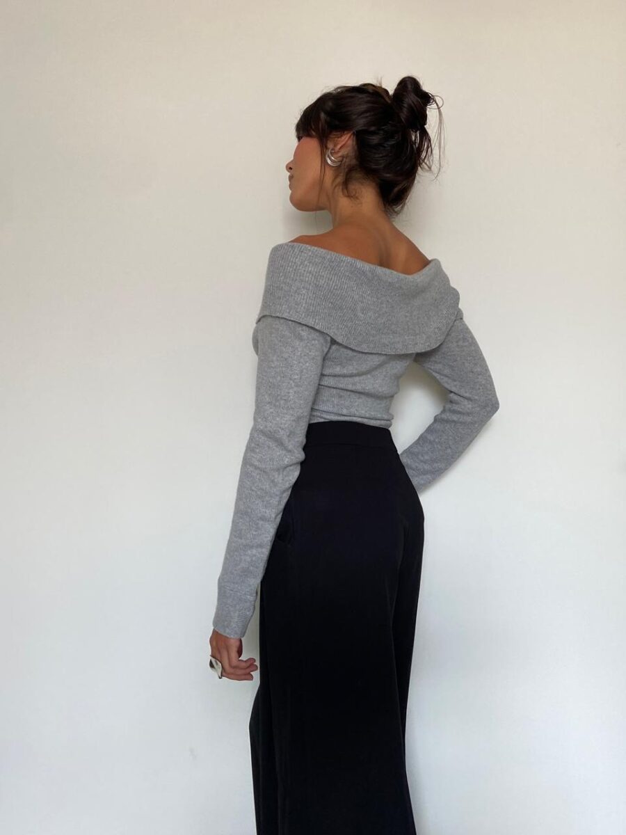 Blusa Cinza Mango - Image 5
