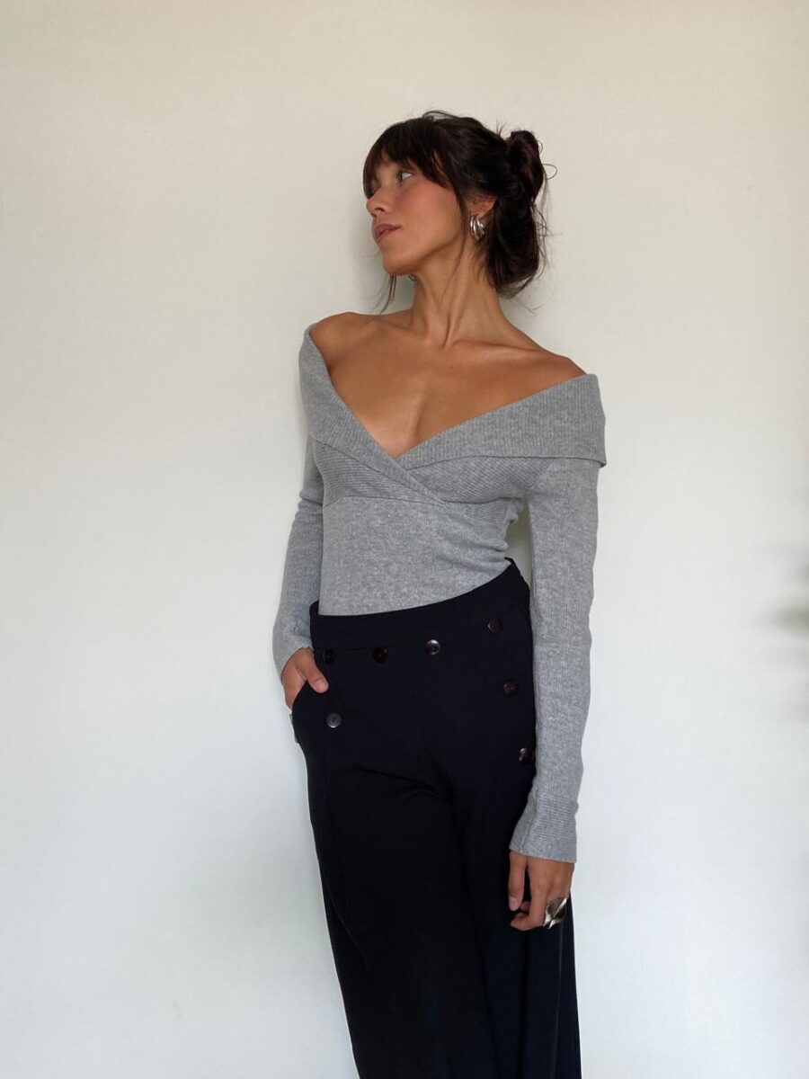 Blusa Cinza Mango - Image 6