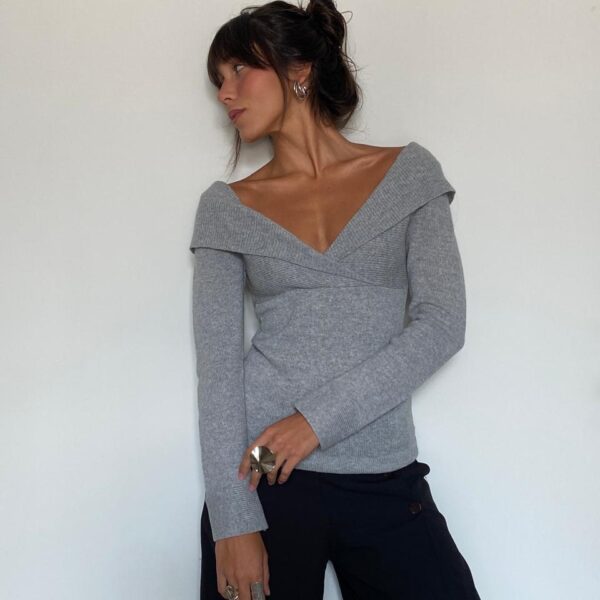 Blusa Cinza Mango