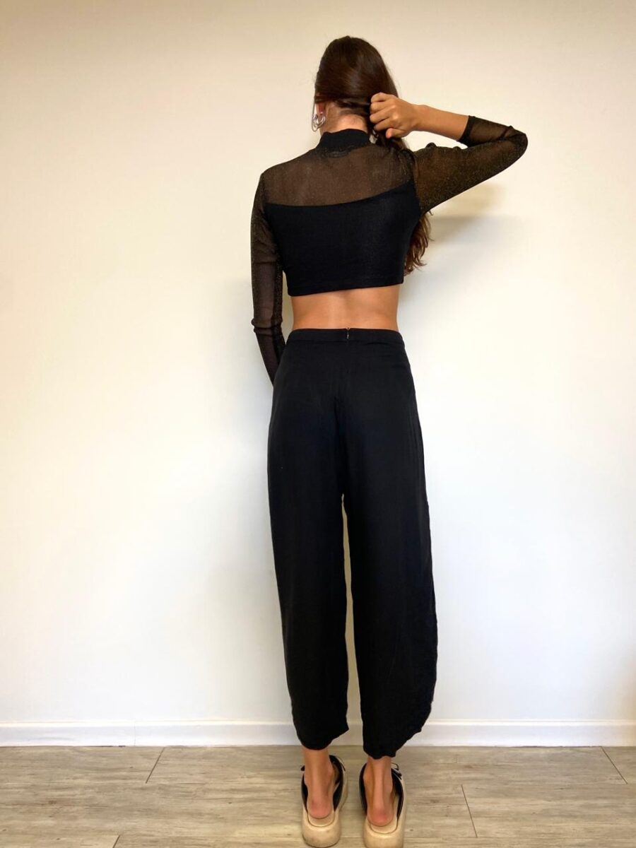 Calça Pantacourt Preta - Image 6