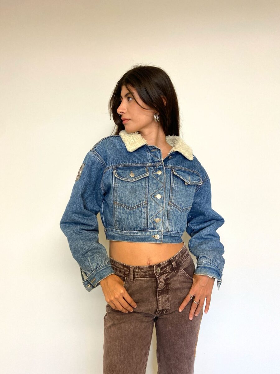 Jaqueta Jeans com Lã Interna