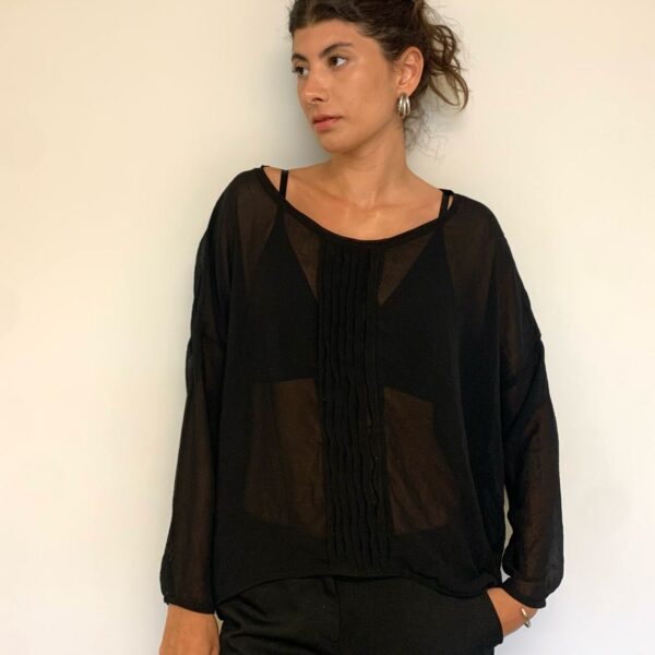 Blusa Transparência Patogê