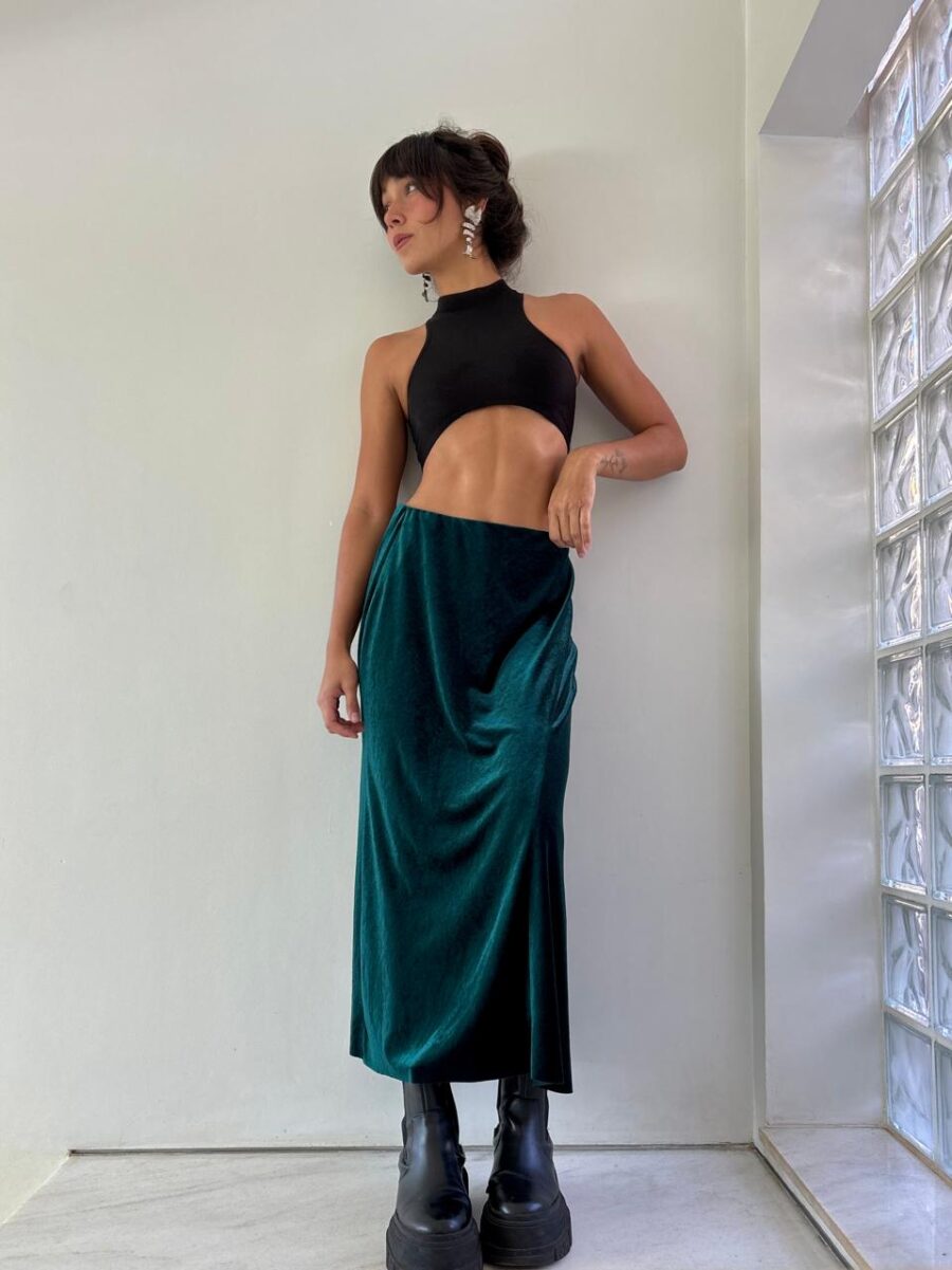 Saia Veludo Zara