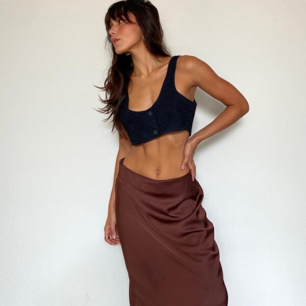 Cropped/Colete Bordado