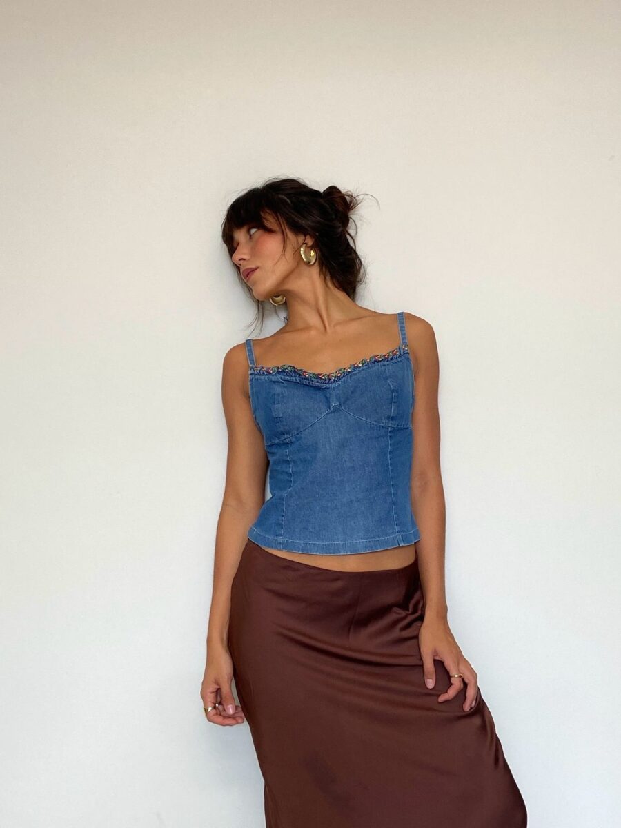 Blusa Alcinha Jeans - Image 5