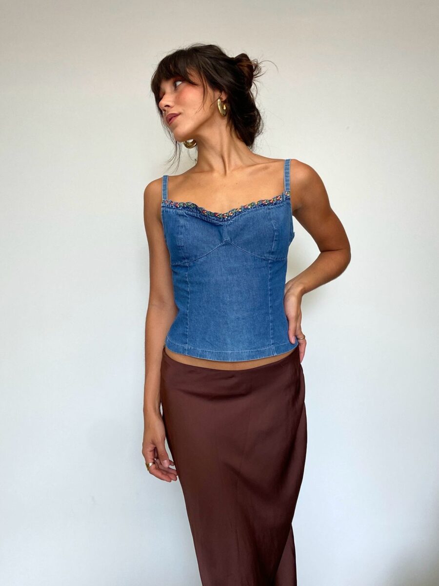 Blusa Alcinha Jeans - Image 2