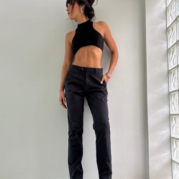 Calça Alfaiataria Azul Petróleo