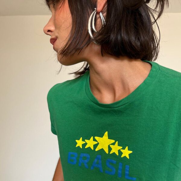 Blusa Cropped Brasil